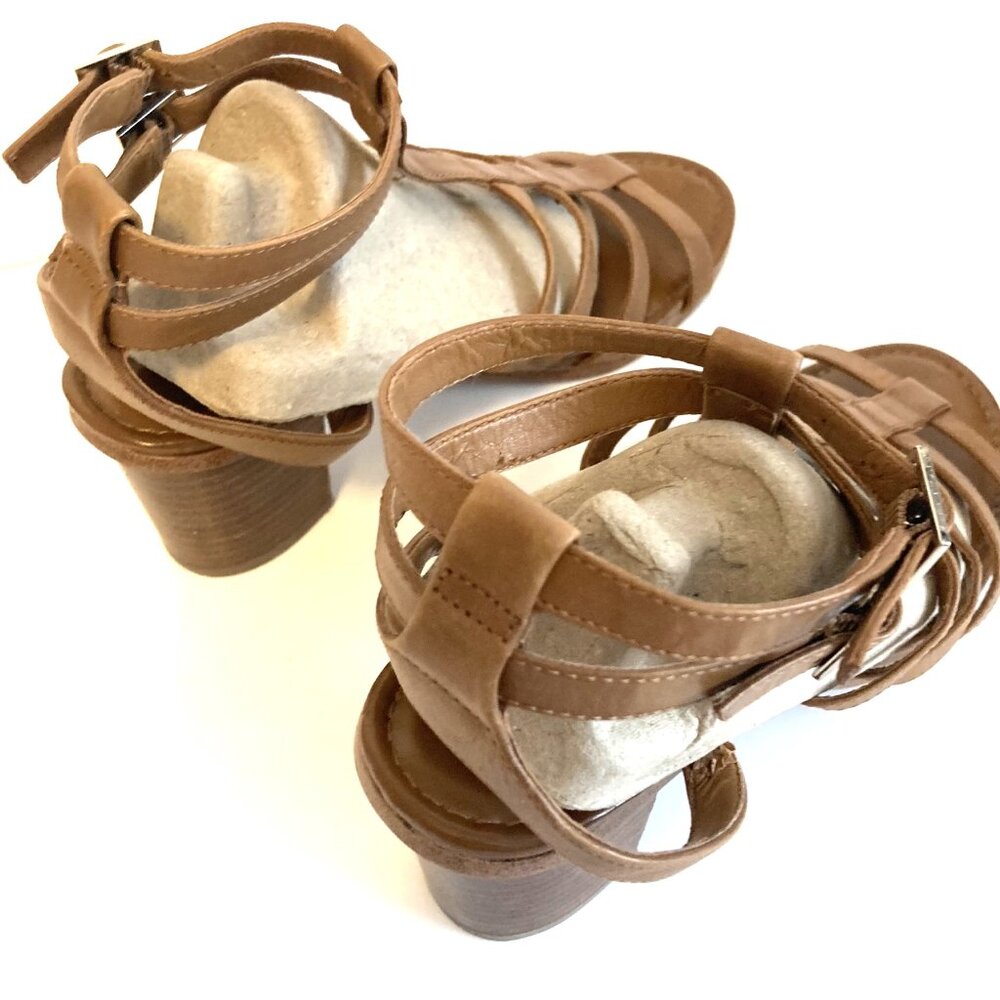 Gianni Bini Gladiator Style Brown Sandals Size 8M - Picture 5 of 8